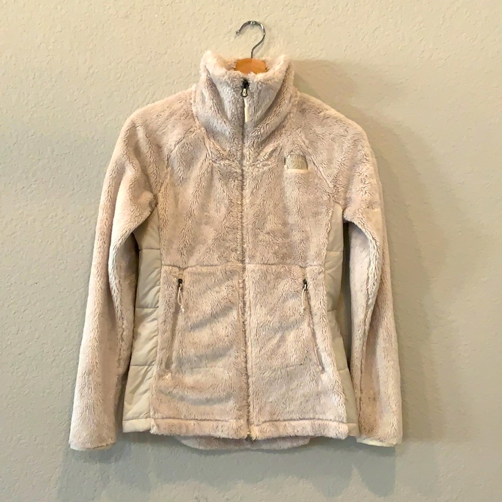 North face faux fur jacket